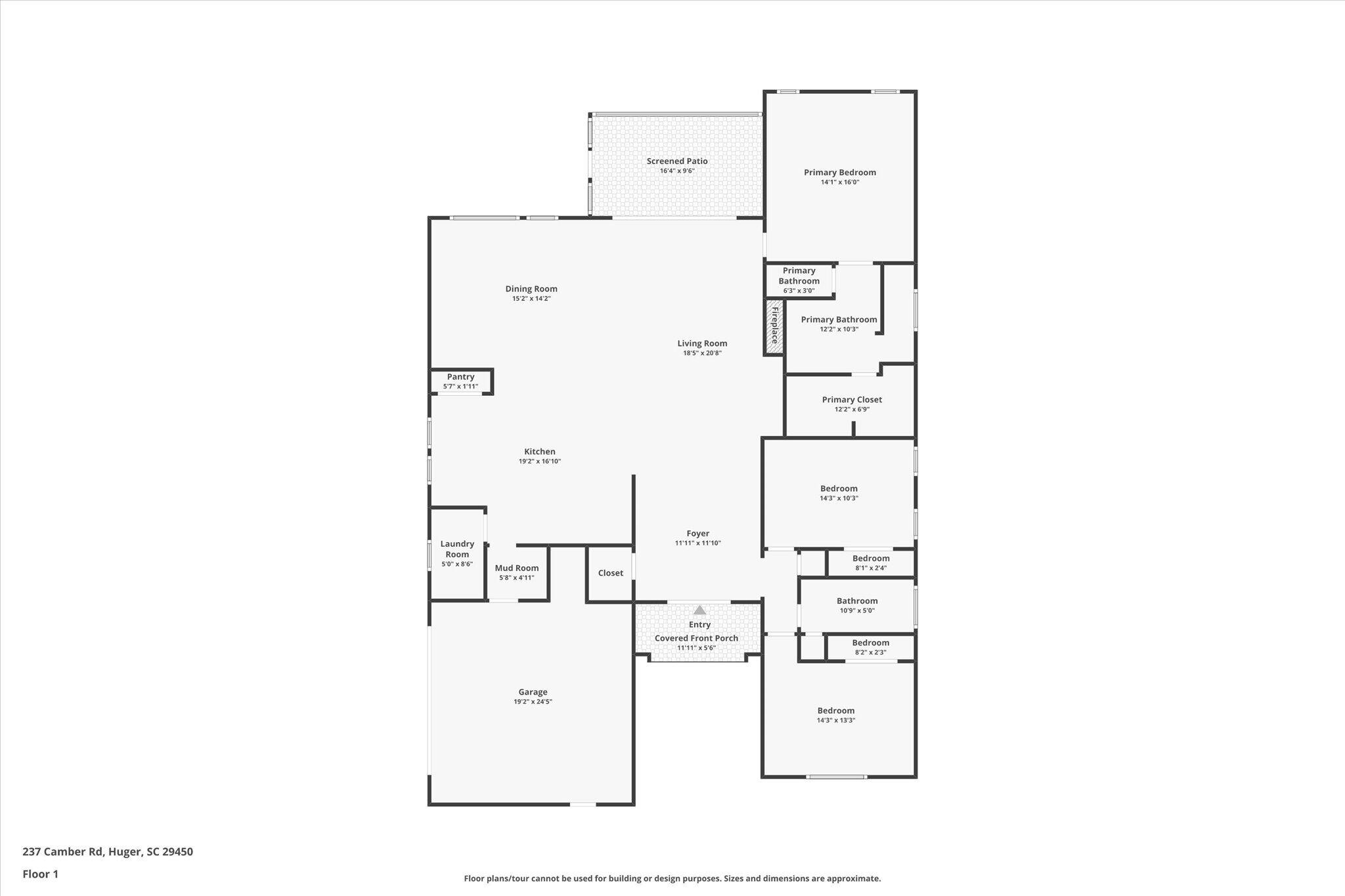 237 Camber Road Huger, SC 29450 - Photo 47 of 47 95-Floor-1 2