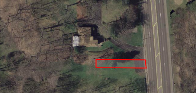 a bird view of a house