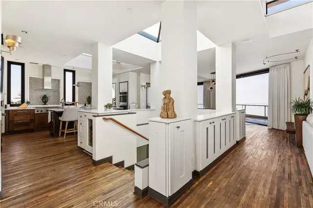 a view of a bunch of flowers and trees