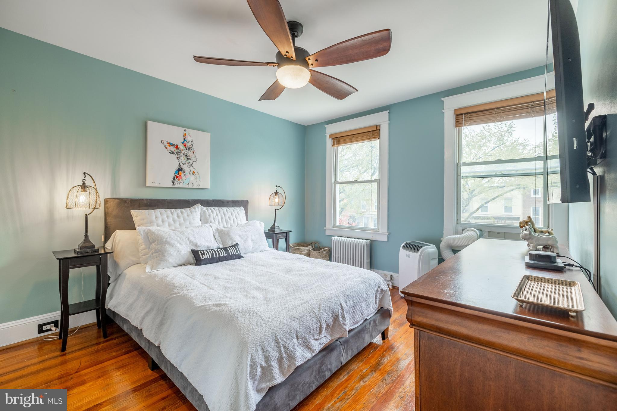 422 17th Street Southeast Washington, DC 20003 - Photo 25 of 59 Large Second Bedroom on Upper Level