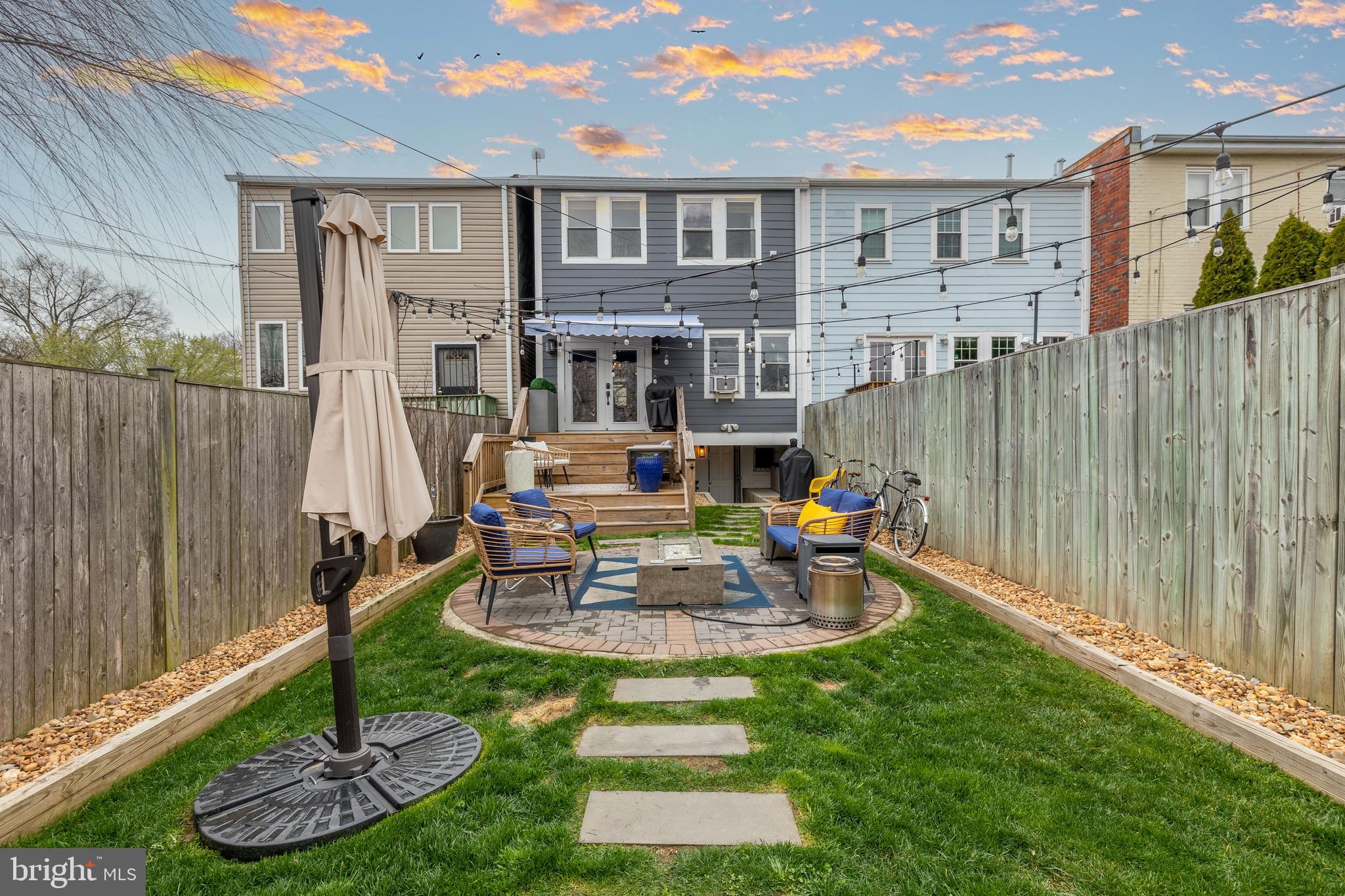 422 17th Street Southeast Washington, DC 20003 - Photo 33 of 59 Two-Tiered Deck with New Rollout Awning