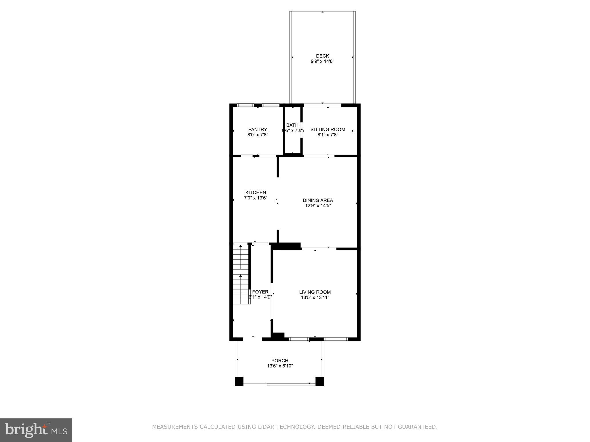422 17th Street Southeast Washington, DC 20003 - Photo 56 of 59 Main Level Floor Plan
