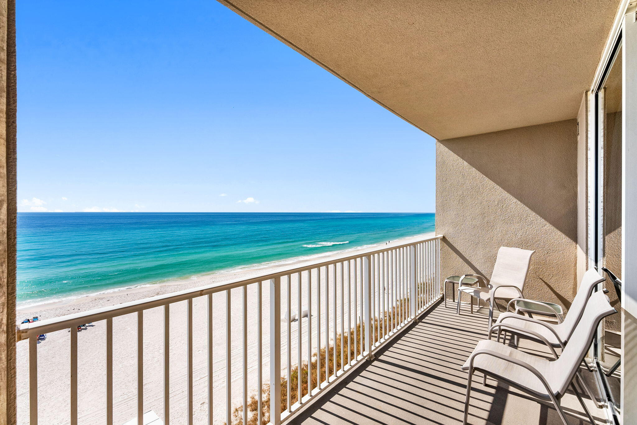 16819 Front Beach Road, Unit 405 Panama City Beach, FL 32413 - Photo 26 of 48 a view of balcony with furniture