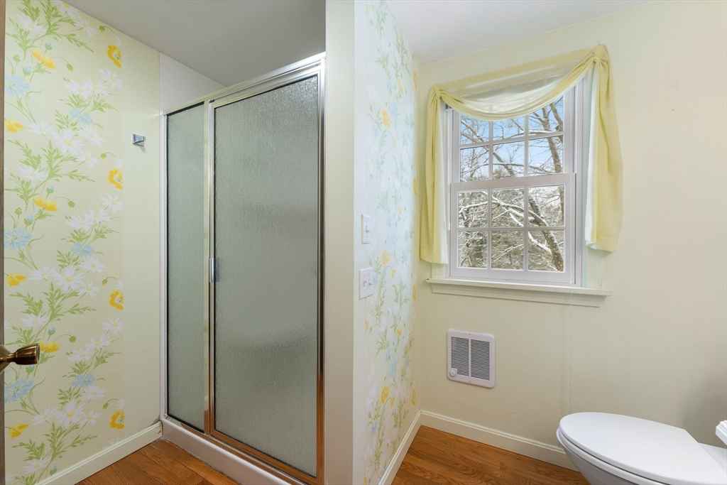 15 Country Hill Road Sturbridge, MA 01566 - Photo 27 of 41 a bathroom with a shower and a toilet