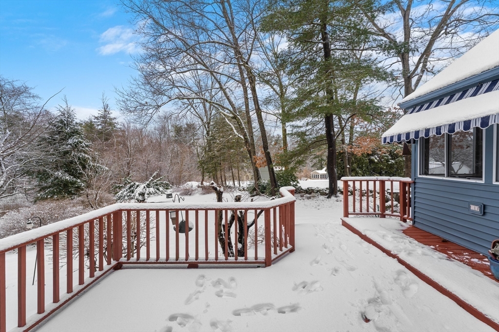 15 Country Hill Road Sturbridge, MA 01566 - Photo 31 of 41 a view of a wooden deck with large trees