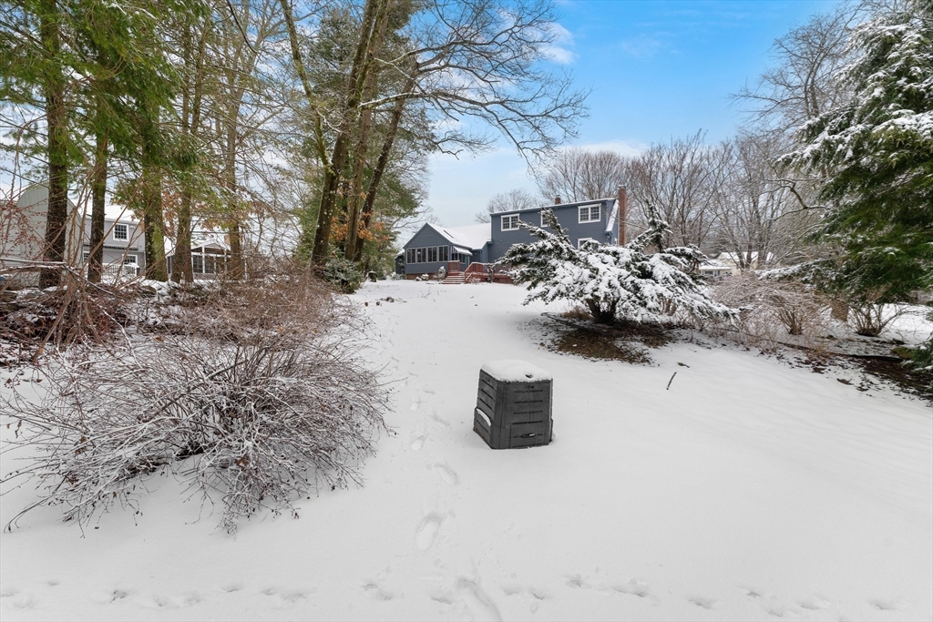 15 Country Hill Road Sturbridge, MA 01566 - Photo 36 of 41 a view of water covered with snow in front of house