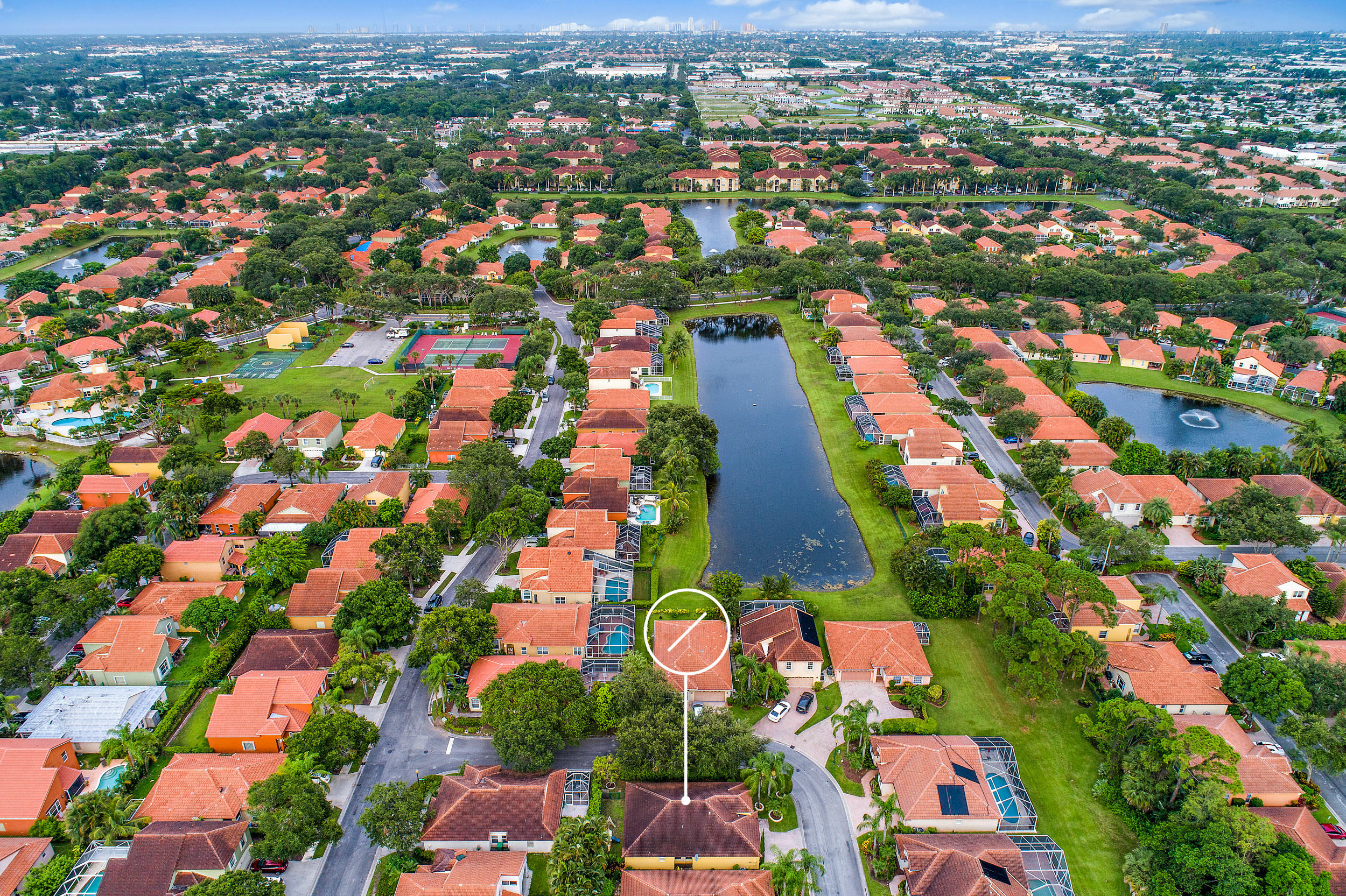 4235 Delmora Court Riviera Beach, FL 33418 - Photo 29 of 30 Aerial View