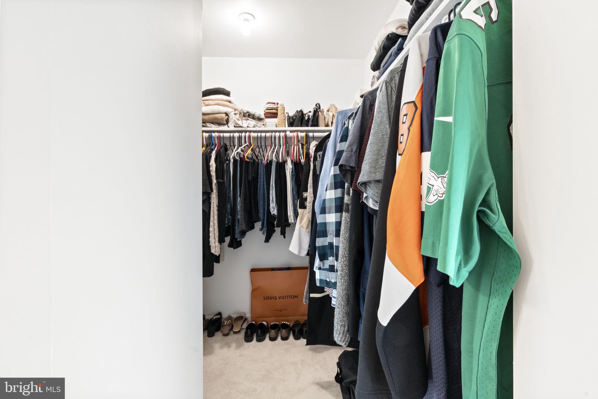 19 Chateau Circle, Unit 29 Chesterbrook, PA 19087 - Photo 25 of 40 a view of walk in closet with clothes and shoes