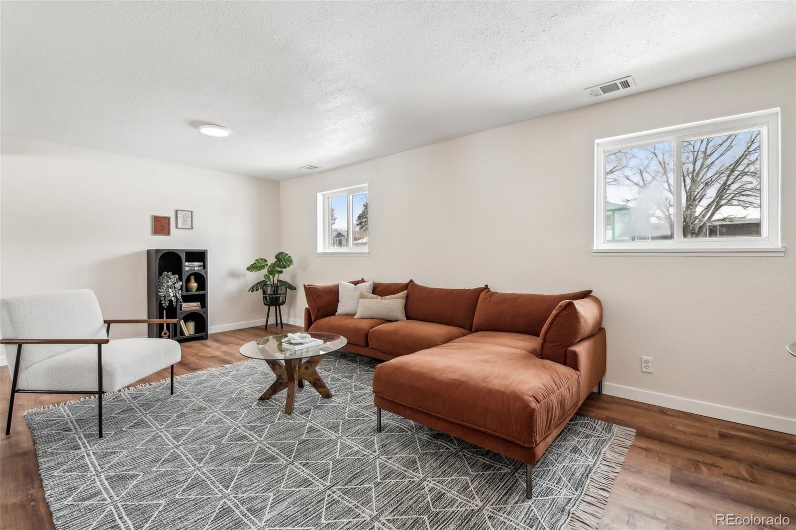 5153 Tucson Way Denver, CO 80239 - Photo 19 of 29 a living room with furniture a rug and a painting