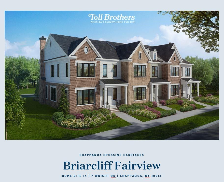 a view of a big house with a big yard and large trees