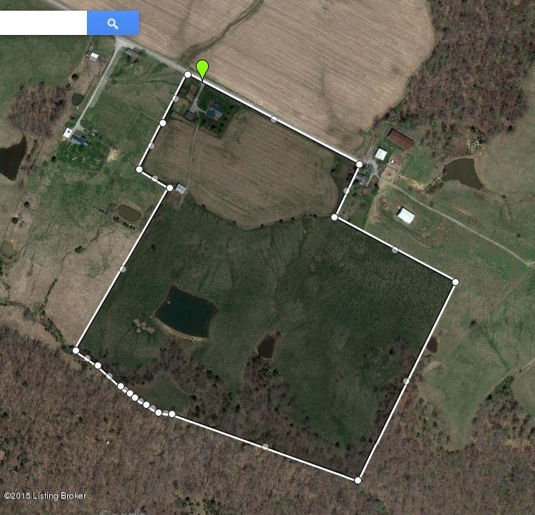 369 Gray Road Leitchfield, KY 42754 - Photo 31 of 47 369 gray aerial Estimated boundary