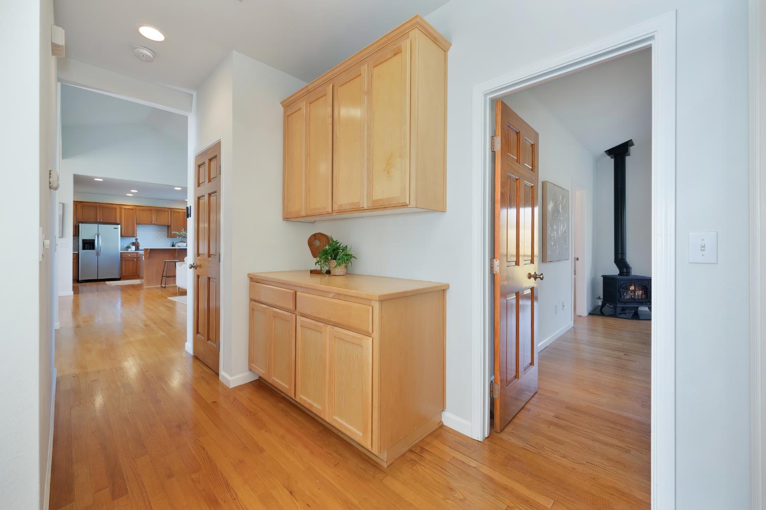 19740 Wedemeyer Place Applegate, CA 95703 - Photo 25 of 59 a hallway with appliances and cabinets