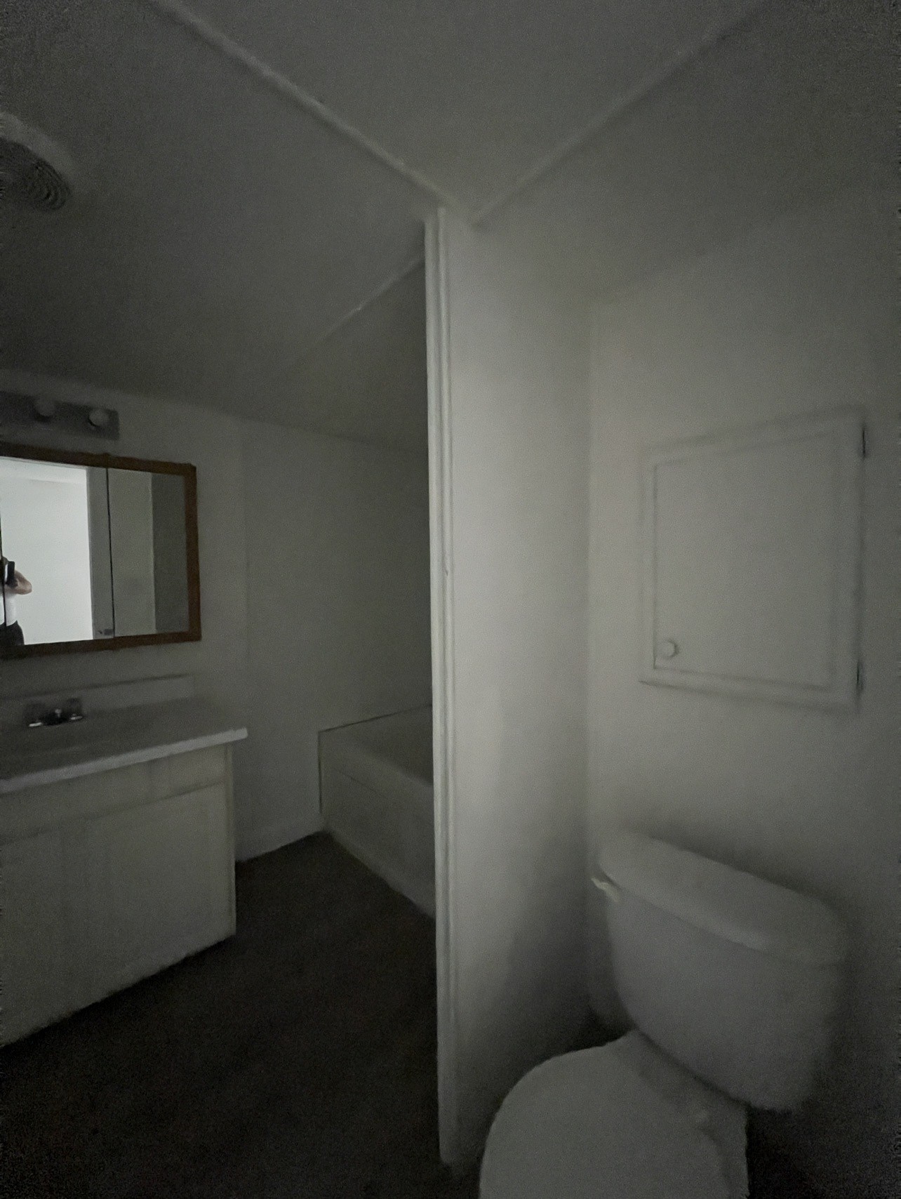 1511-1 Jones Street, Unit 1 Rosenberg, TX 77471 - Photo 11 of 13 a bathroom with a toilet a sink and bathtub