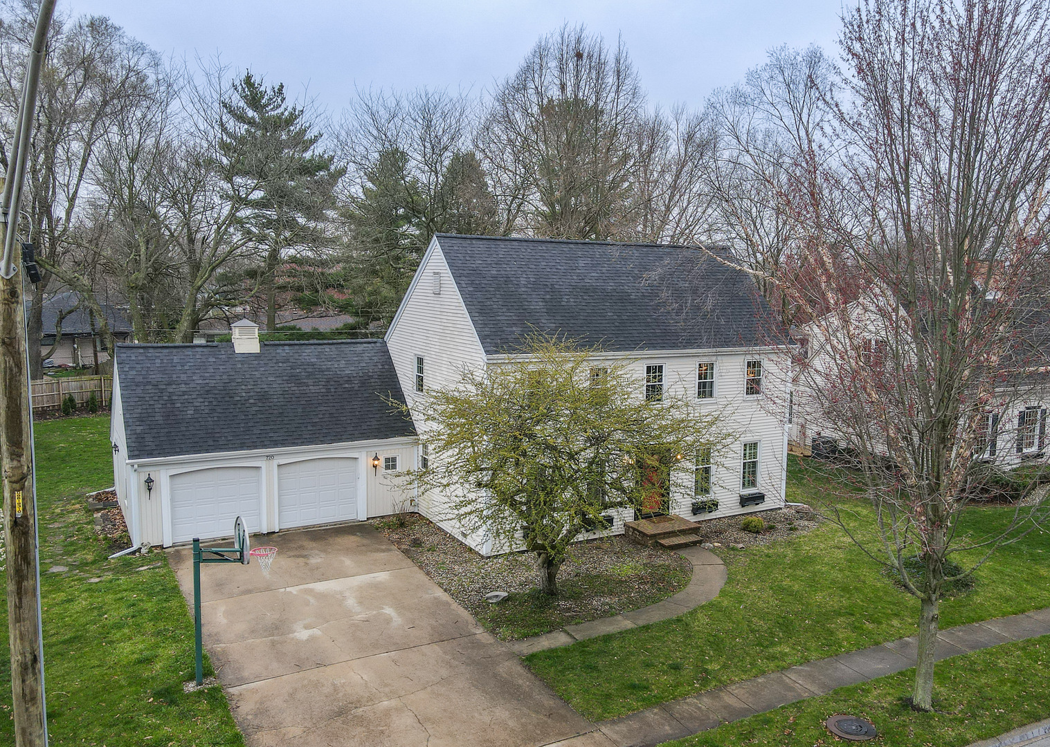 720 Periwinkle Turn Bourbonnais, IL 60914 - Photo 39 of 42 a view of a house with a yard and a garage