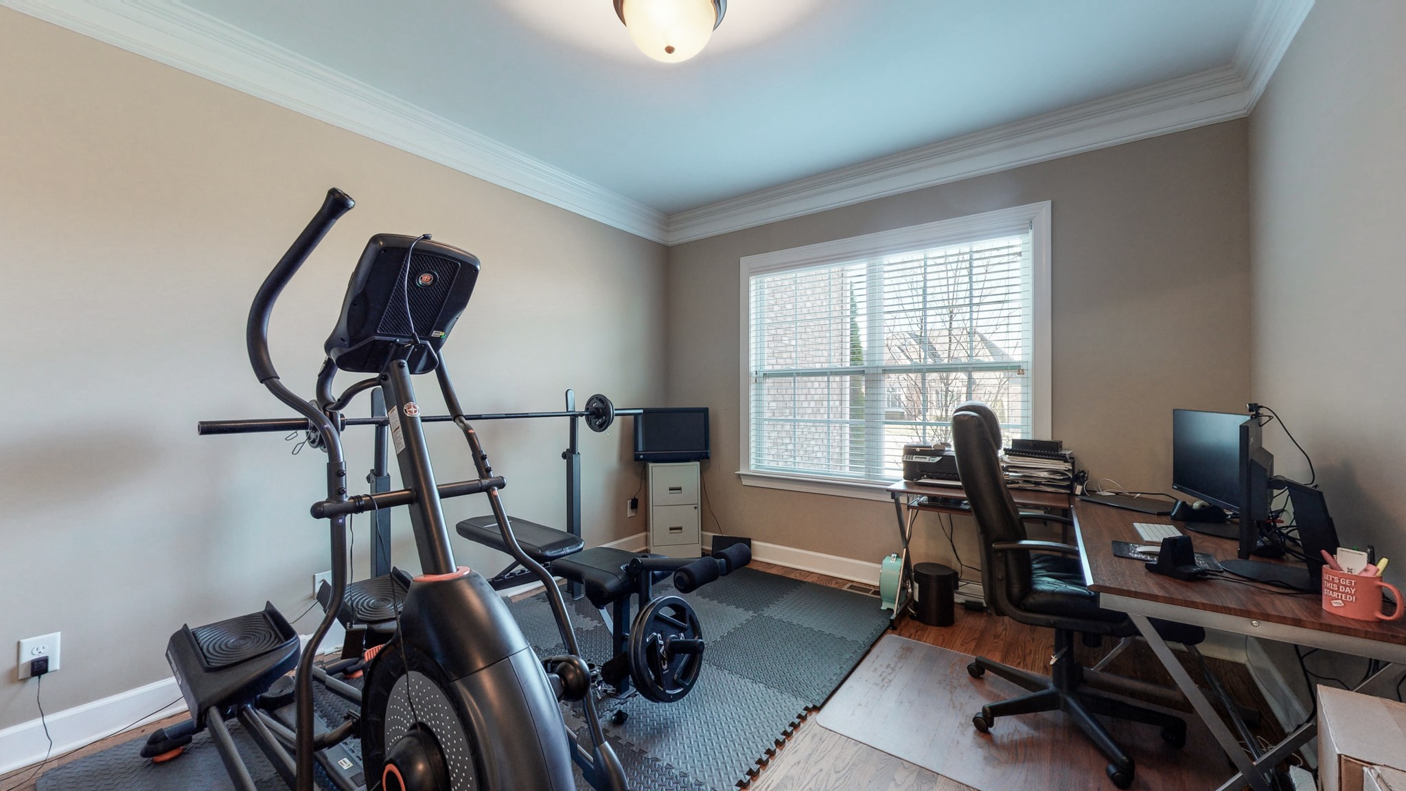 6137 Stags Leap Way Franklin, TN 37064 - Photo 13 of 27 a view of a workspace with furniture and a window