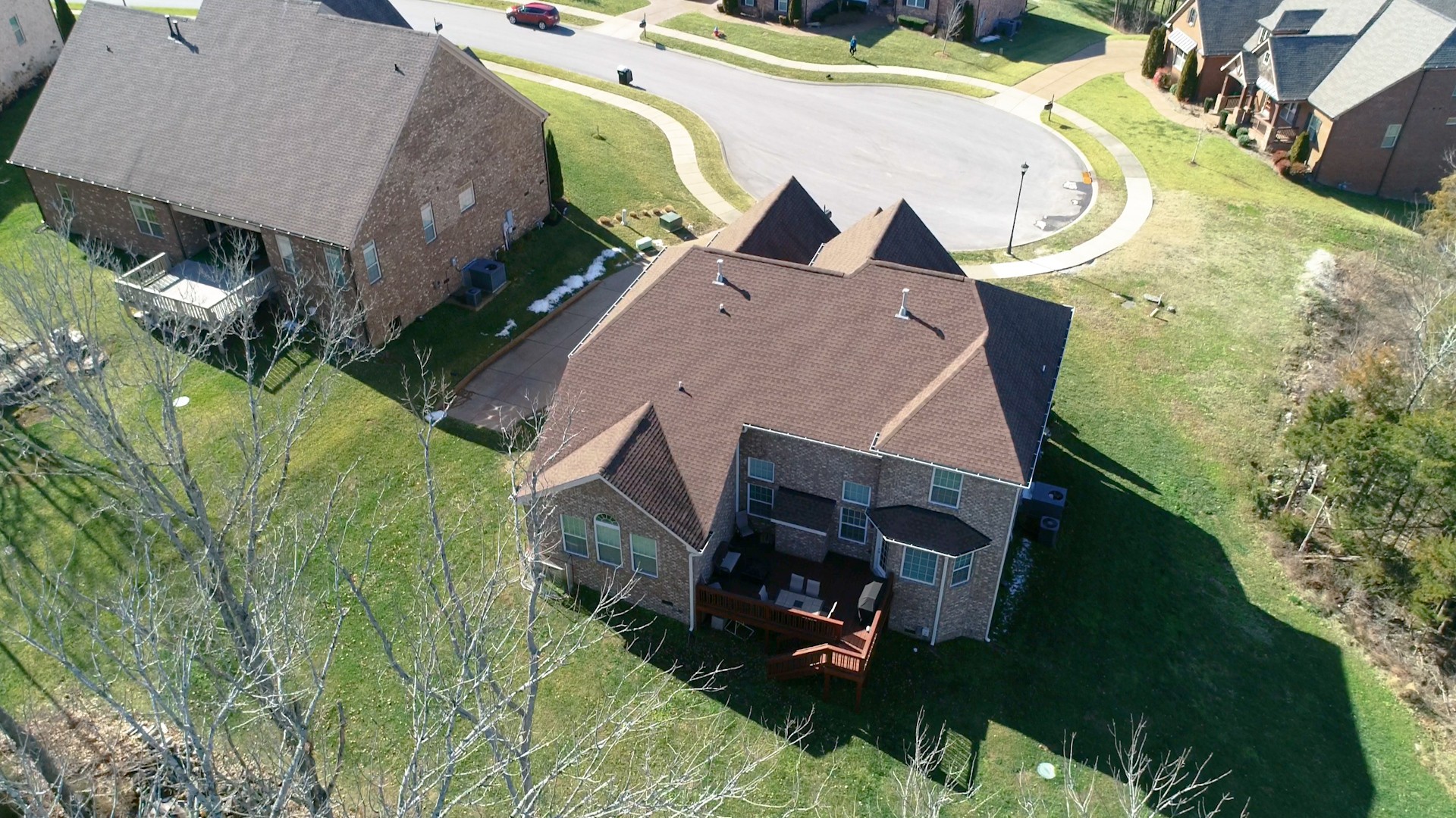 6137 Stags Leap Way Franklin, TN 37064 - Photo 27 of 27 a aerial view of a house with garden