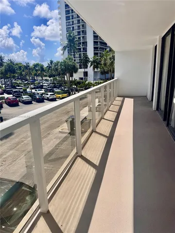 a city view from the balcony