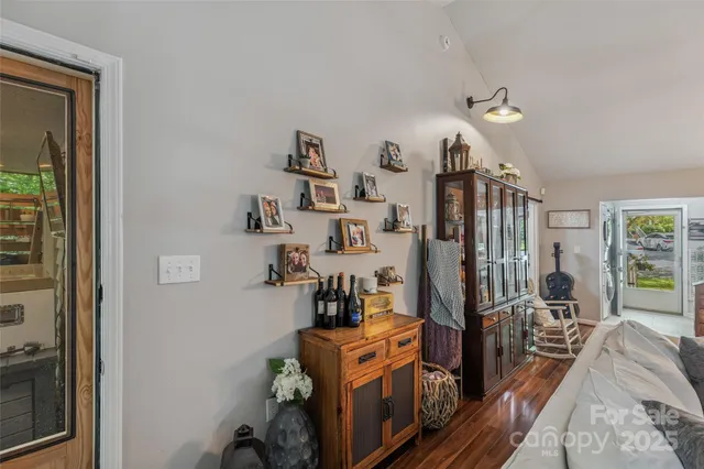 a outdoor living space with furniture and garden view