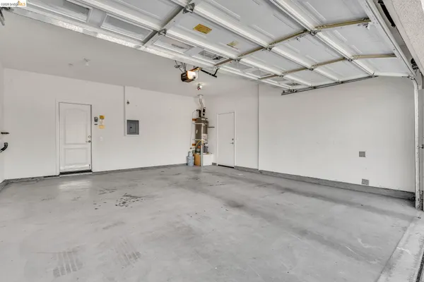 a view of a garage
