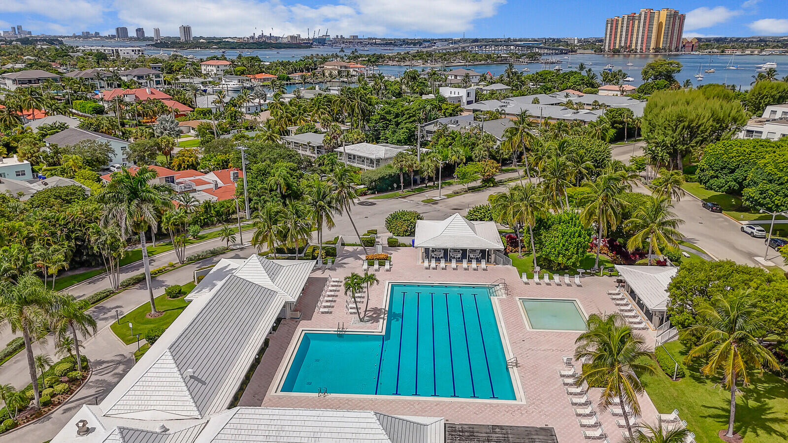 1210 Sugar Sands Boulevard, Unit 243 Singer Island, FL 33404 - Photo 45 of 55 an aerial view of a house with a garden