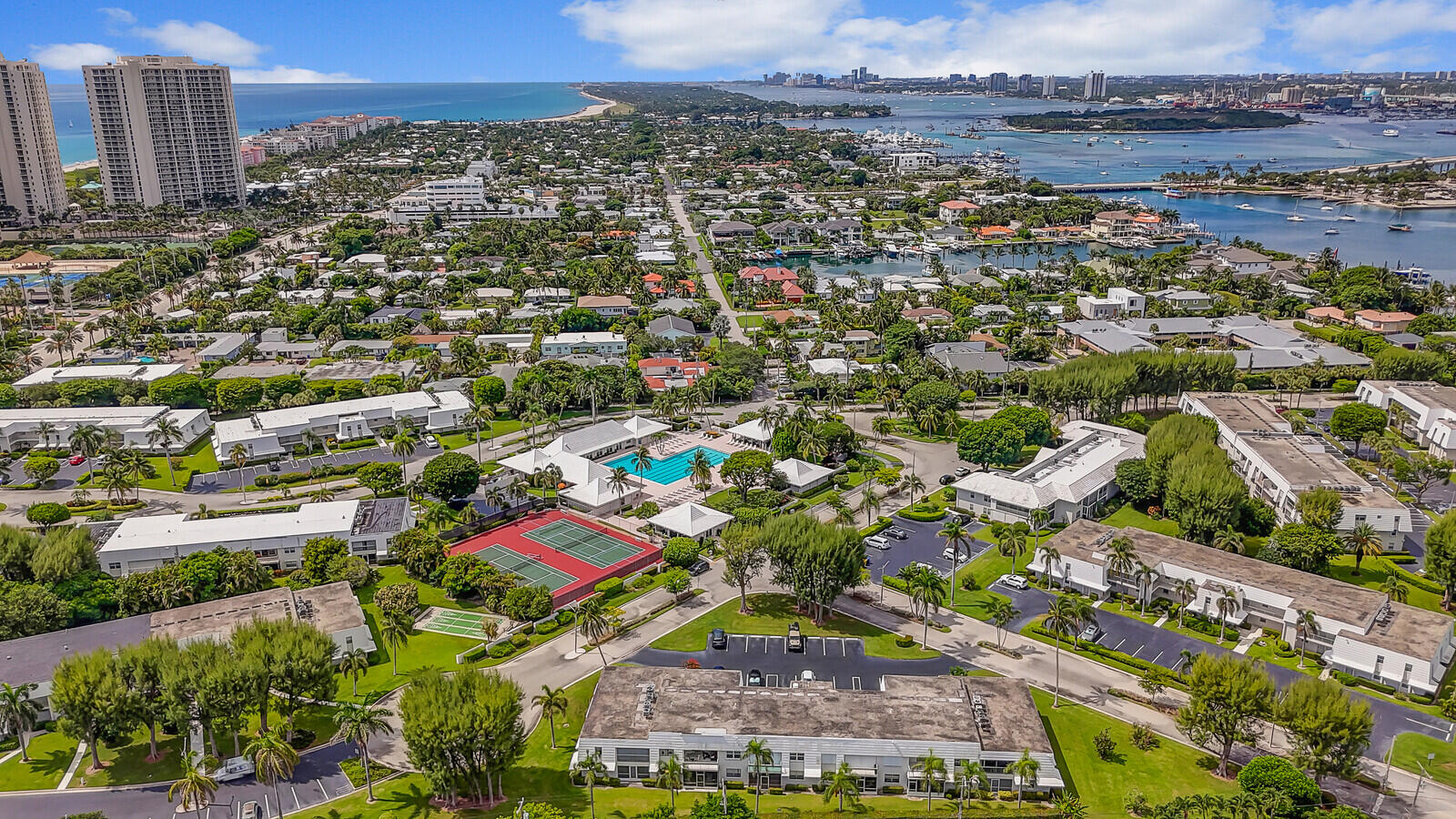 1210 Sugar Sands Boulevard, Unit 243 Singer Island, FL 33404 - Photo 48 of 55 an aerial view of multiple house