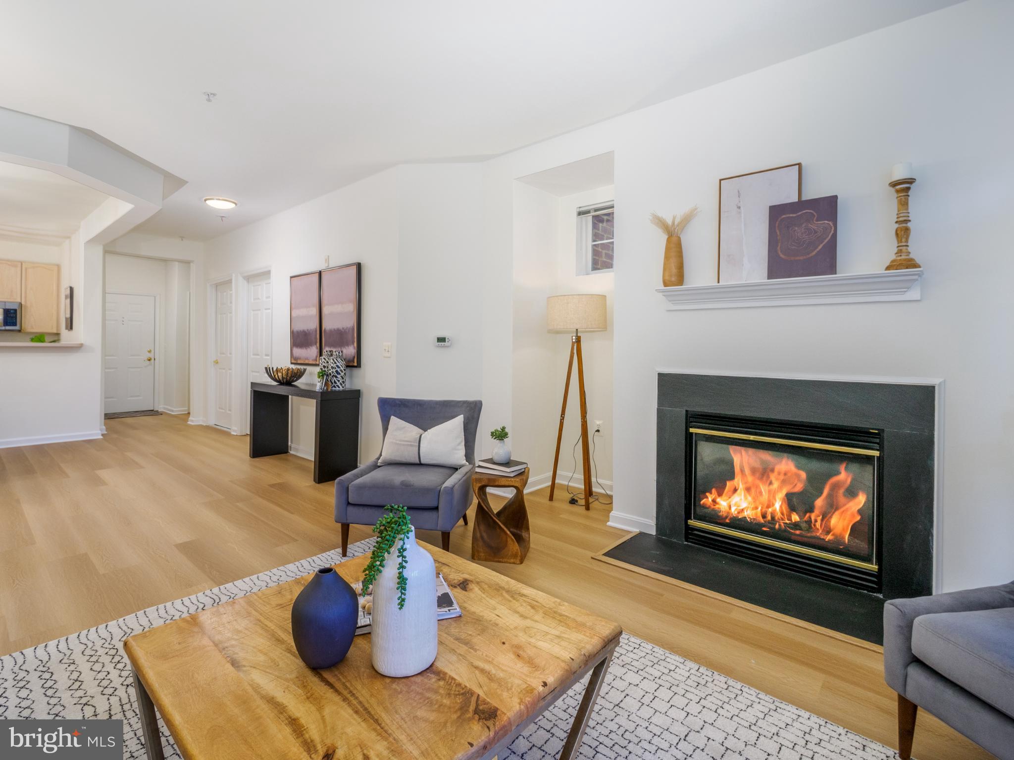 4330 L Cannon Ridge Court, Unit 31 Fairfax, VA 22033 - Photo 8 of 28 Cozy living space with new flooring and paint