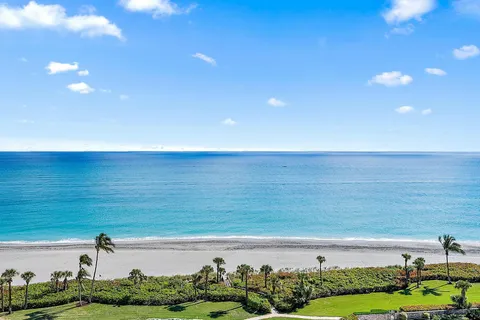 a view of an ocean beach