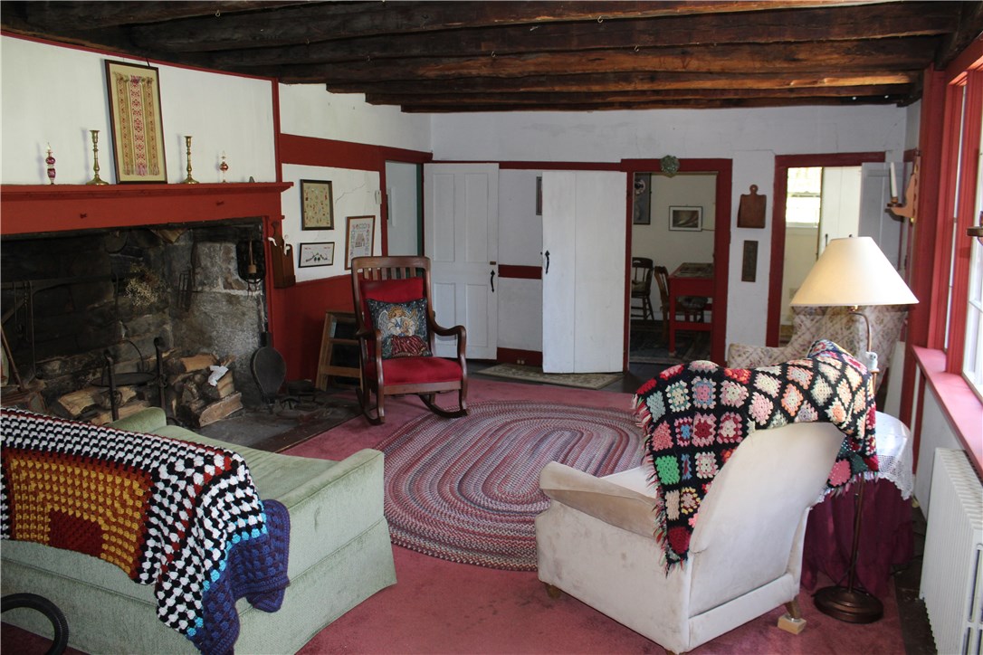 109 Canonchet Road Hopkinton, RI 02873 - Photo 4 of 34 Living Room w/ large Fireplace
