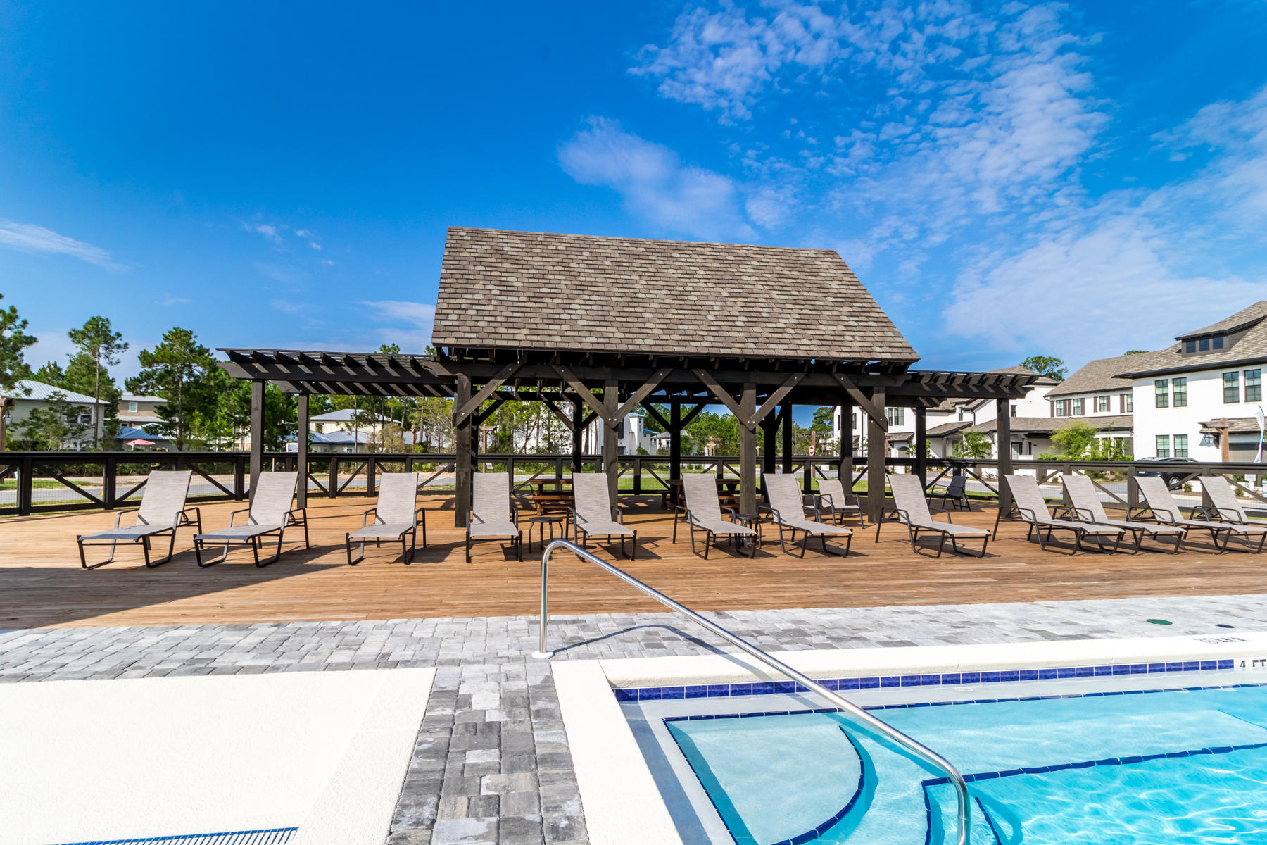 347 Ridgewalk Circle Santa Rosa Beach, FL 32459 - Photo 3 of 32 a view of a patio with a table and chairs
