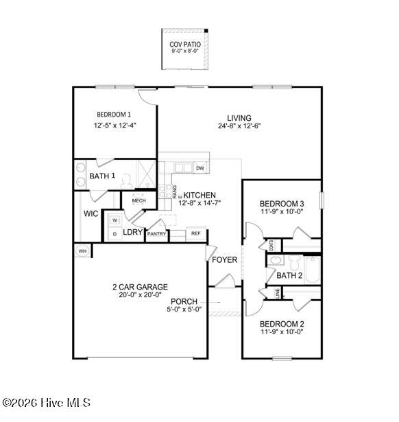 660 Bushy Trail Loop Southwest Supply, NC 28462 - Photo 2 of 2 Macon floorplan