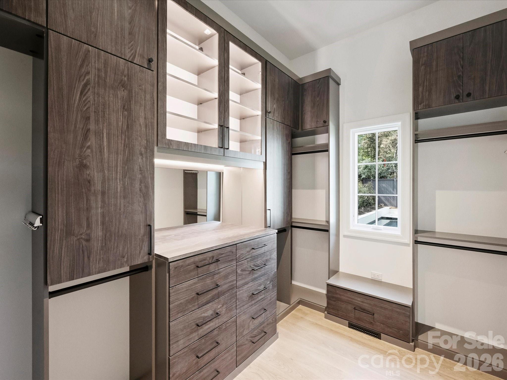 1436 Queens Road West Charlotte, NC 28207 - Photo 26 of 47 a view of walk in closet with window