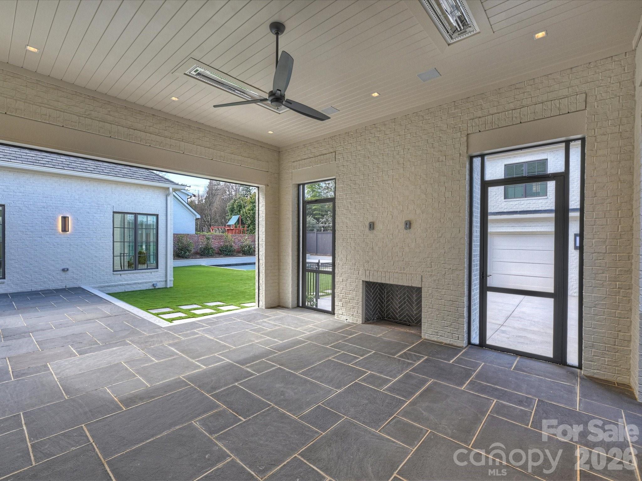 1436 Queens Road West Charlotte, NC 28207 - Photo 46 of 47 a view of an empty room with window and fireplace