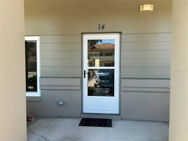 a view of a yard with an outdoor space