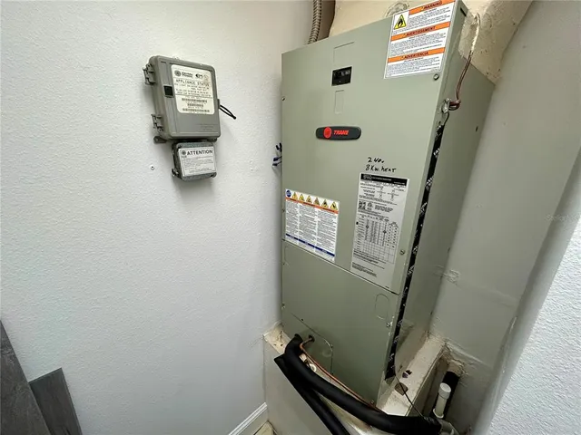 a view of a garden with an outdoor seating