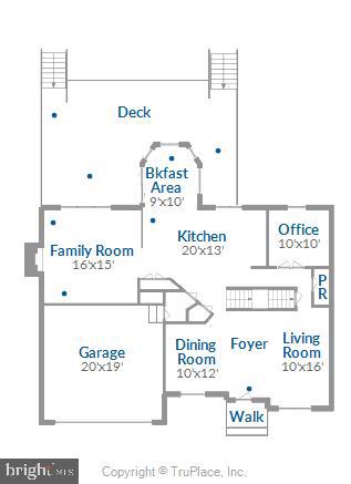 780 Sunny Chapel Road Odenton, MD 21113 - Photo 55 of 57 Main Level Floorplan