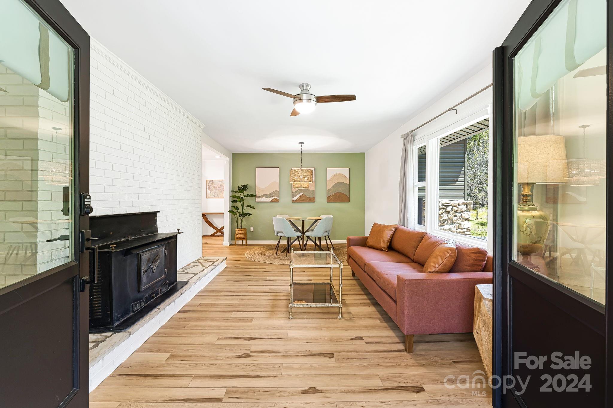 850 East Fork Road Marshall, NC 28753 - Photo 20 of 48 a living room with furniture and a large window