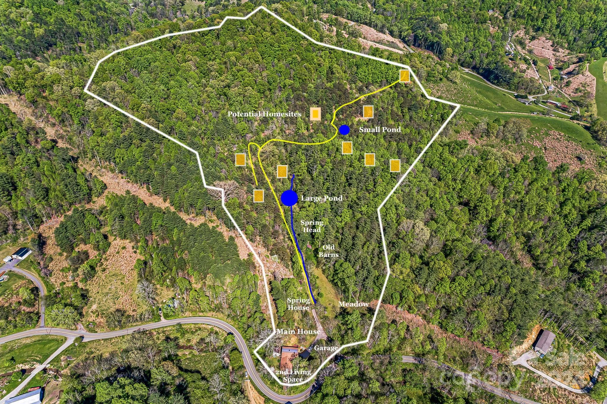 850 East Fork Road Marshall, NC 28753 - Photo 3 of 48 a view of a tennis court