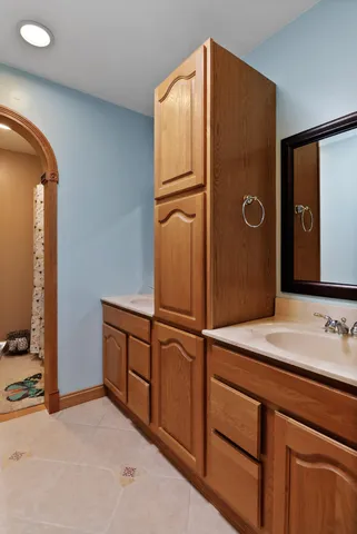 view of an empty room with a window