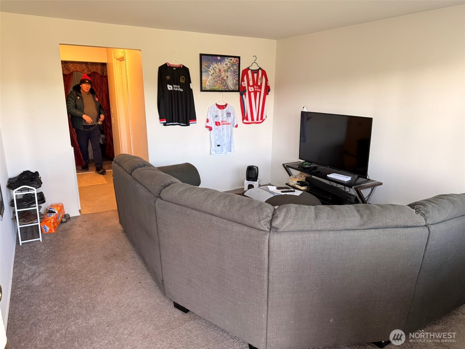 2109 West Raye Street Seattle, WA 98199 - Photo 7 of 9 a living room with furniture and a flat screen tv