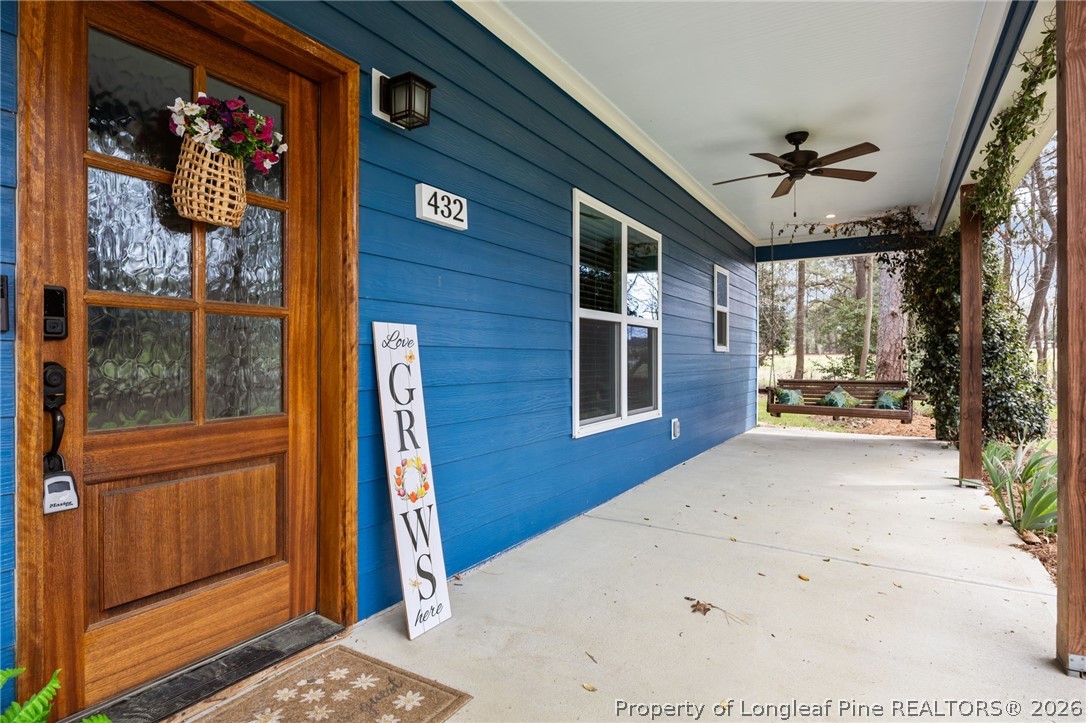 432 Pearidge Road Willow Spring, NC 27592 - Photo 40 of 47 a view of a entryway door front of a house