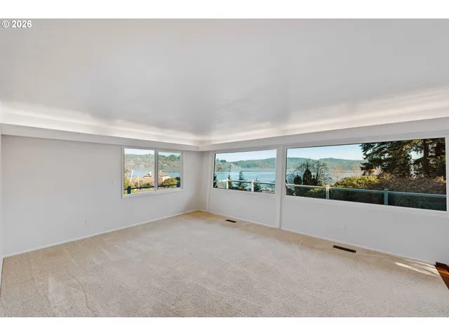 a view of a room with window