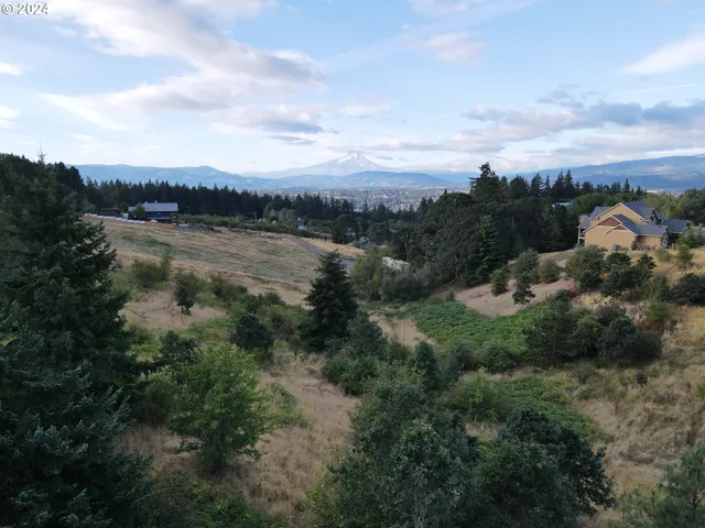 a view of lake with green space