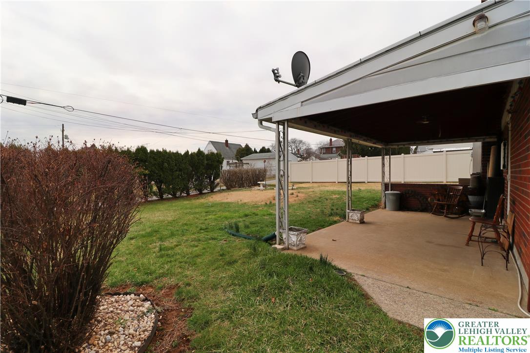 1022 Hilton Street Bethlehem, PA 18017 - Photo 31 of 35 a view of a backyard with sitting area