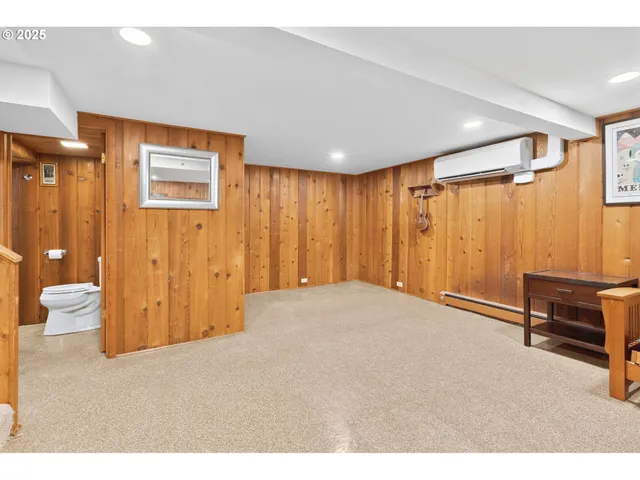 a swimming pool with outdoor seating and yard