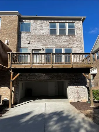 a front view of a house with balcony