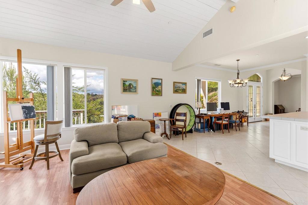 2557 Live Oak Park Road Fallbrook, CA 92028 - Photo 20 of 53 a living room with furniture and a large window