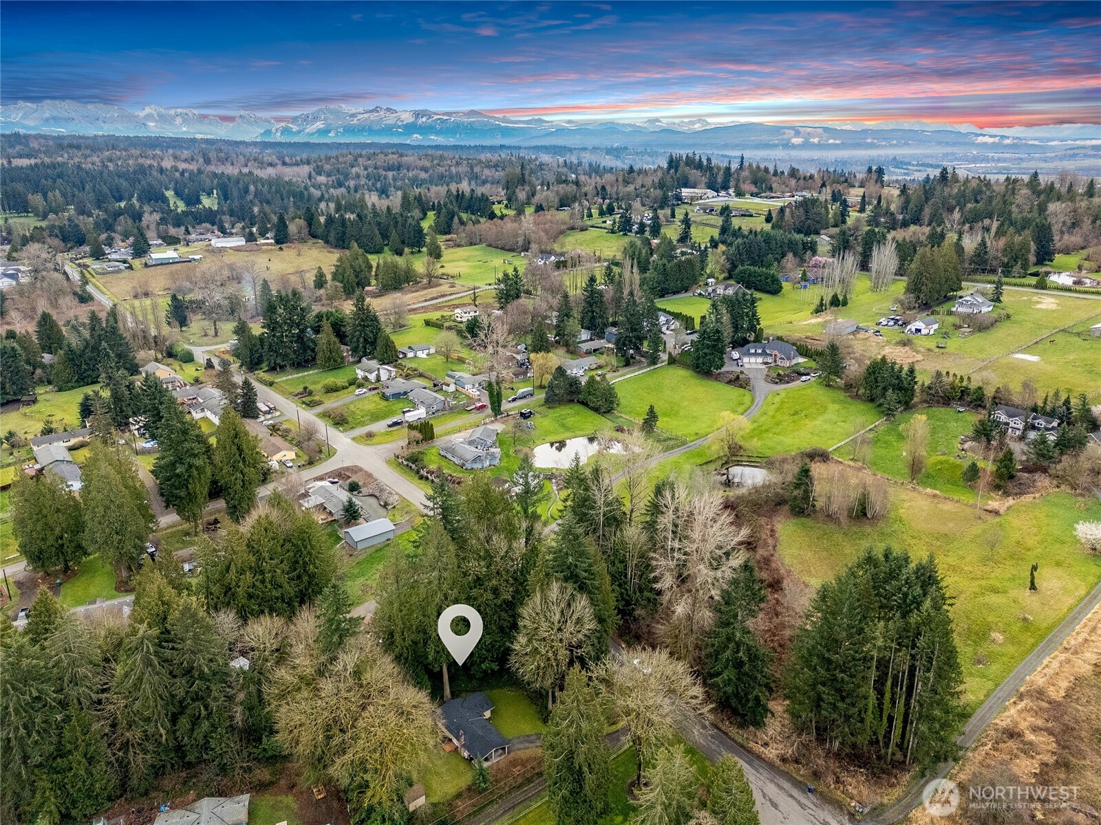 13523 80th Street Southeast Snohomish, WA 98290 - Photo 12 of 12 an aerial view of residential houses with outdoor space