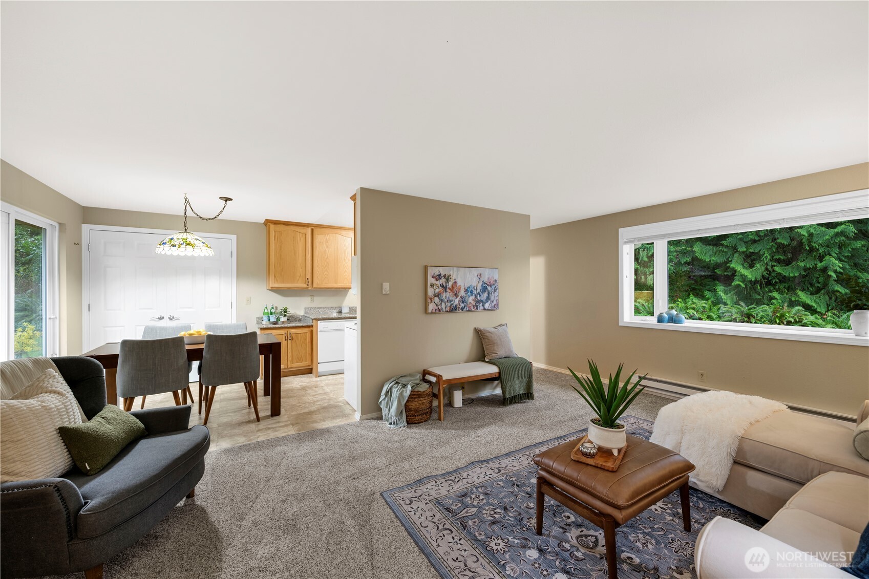 13523 80th Street Southeast Snohomish, WA 98290 - Photo 3 of 12 a living room with furniture and a large window