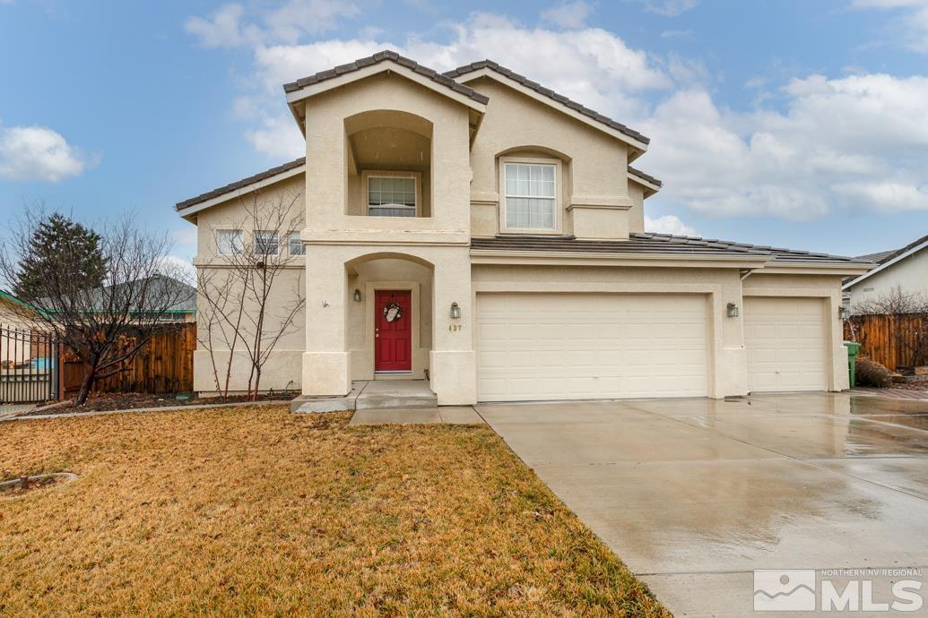 437 Rio Vista Drive Fallon, NV 89406 - Photo 2 of 24 a view of a house with a garage