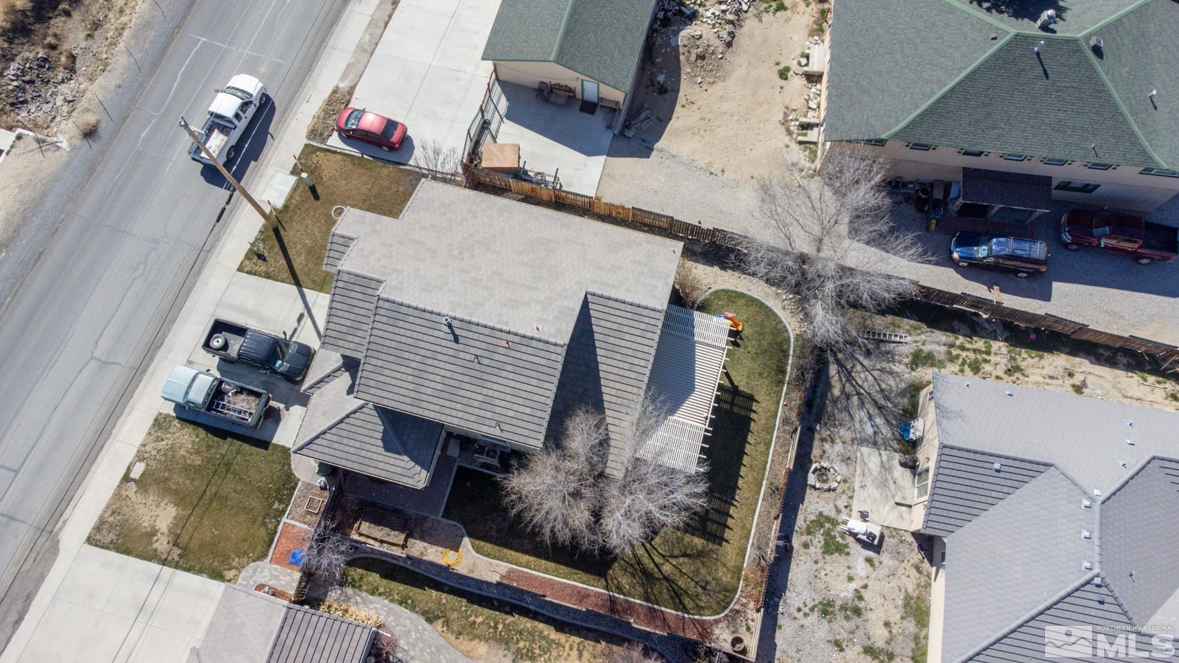 437 Rio Vista Drive Fallon, NV 89406 - Photo 23 of 24 an aerial view of a house with a floor to ceiling window
